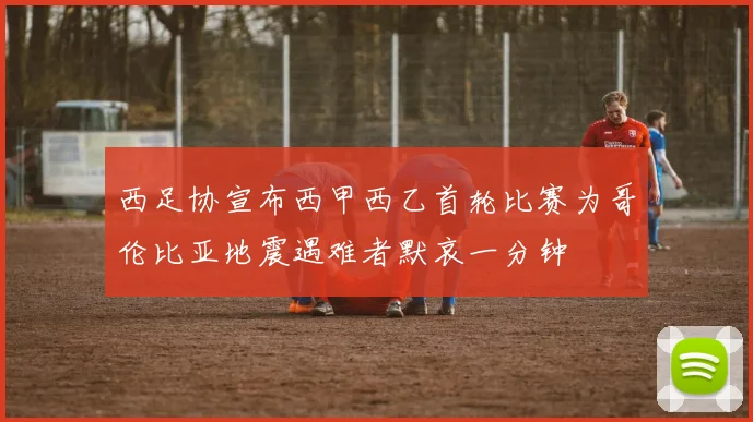 西足协宣布西甲西乙首轮比赛为哥伦比亚地震遇难者默哀一分钟